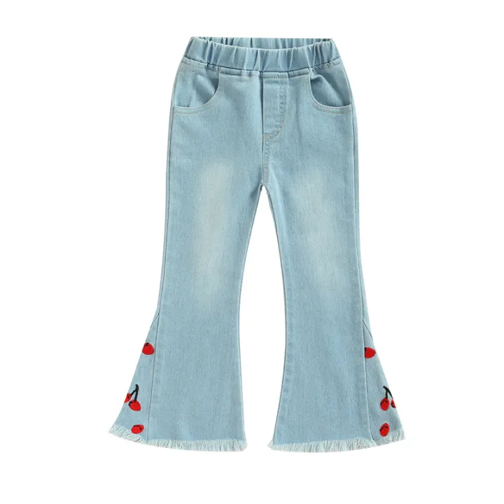 Children's%20pants%20girls%20autumn%202023%20new%20princess%20foreign%20children's%20jeans%20women's%20spring%20and%20autumn%20stretch%20flared%20pants%20tide%20-%20Image%205