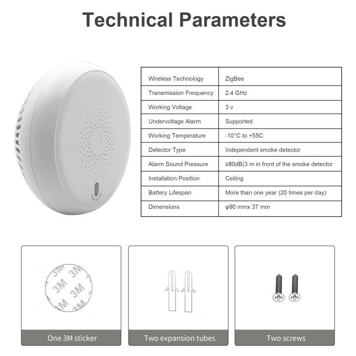 Tuya%20ZigBee%20Smart%20Smoke%20Sensor%20Detector%20Photoelectric%20Sensor%20Works%20With%20Smartlife%20Alexa%20Google%20Home%20Hub%20Required%20Smart%20Home%20-%20Image%205