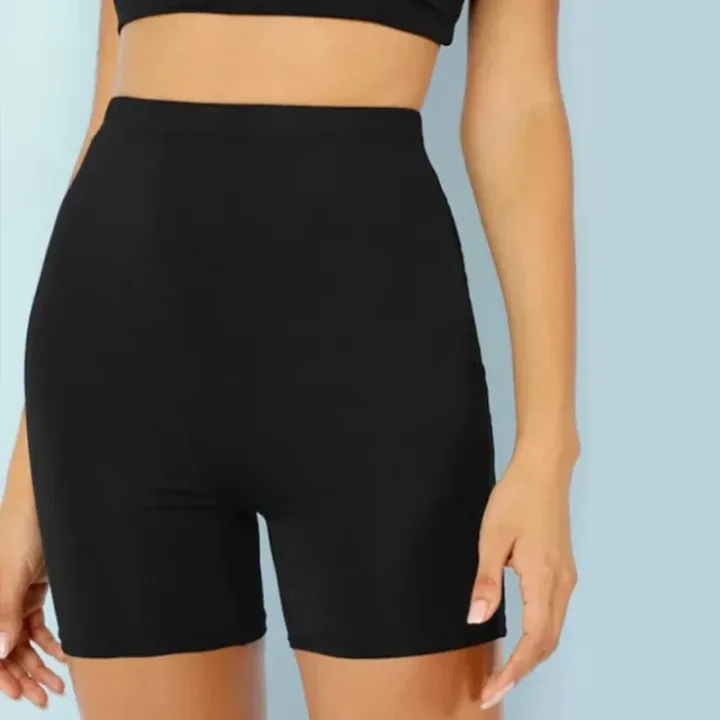 Shorts%20Women%20Thin%20Fitness%20Casual%20High%20Waist%20Fashion%20Biker%20Shorts%20Summer%20Slim%20Knee-Length%20Bottoms%20Black%20Cycling%20Shorts%20Streetwear%20-%20Image%205