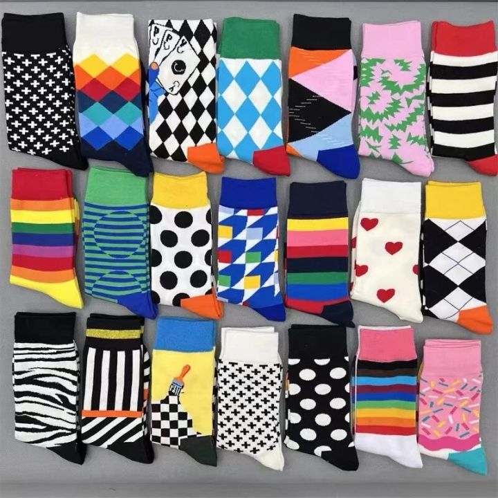 Happy%20Socks%20Funny%20Colorful%20Socks%20Fun%20Bright%20Crazy%20Socks%20Unisex%20Size%2036-40%20-%20Image%203