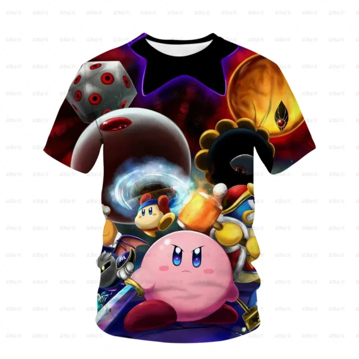 Children's%20Kirby%20T-shirt%20Children's%20Top%20T-shirt%20Boys'%20Girls'%20T-Shirt%204%205%206%207%208-14%20Years%20Old%20Children's%20Clothing%20-%20Image%202