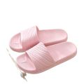Japanese style home slippers women's summer indoor home bathroom non-slip hotel couple sandals for home men to wear outside. 