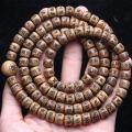 Authentic natural bean wood Tibetan six-character mantra Tibetan Buddhist prayer rosary 10mm unisex bracelet.