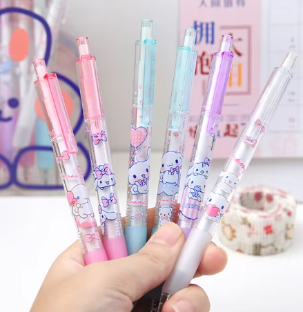 Anime%20Pen%20Set%206pcs%20Cute%20Stationary%20Gel%20Pen%20Retractable%20tip%20Pen%20Cute%20Bili%20Bili%20Penfor%20Students%20Black%20ink%20Kawaii%20Stationary%20-%20Image%202