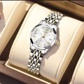OLEVS  9931Fashionable  Elegant Rhombus Mirror Original Quartz Ladies Watch. 
