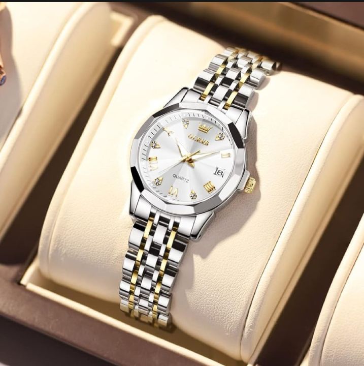 OLEVS%20%209931Fashionable%20%20Elegant%20Rhombus%20Mirror%20Original%20Quartz%20Ladies%20Watch%20-%20Image%202