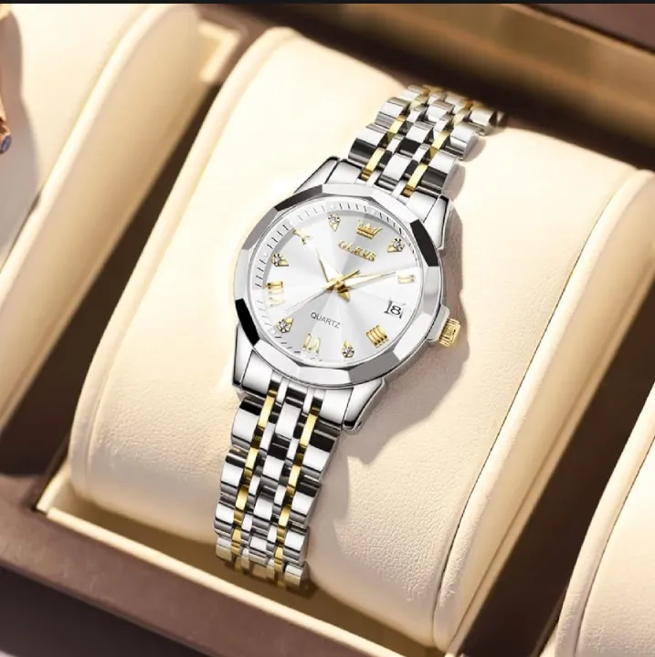 OLEVS%20%209931Fashionable%20%20Elegant%20Rhombus%20Mirror%20Original%20Quartz%20Ladies%20Watch%20-%20Image%202