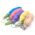 Fidget Toys Pea Squishy Squeeze Keychain Cute Stress Rubber Boys Xmas Gift Decompression Anti Stress Child Mochi Toys. 
