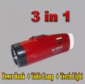 Mini Led Torch Light with Power Bank Facilities Super Bright 800mAh Lithium battery using Electrical Maintenance Work Reading Room and Mobile Power Bank  low Price - Multi Plug - Multi Plug. 