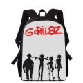 Gorillaz band 15” 3D Print Kids Backpack Primary School Bags for Boys Girls Back Pack Students School Book Bags. 