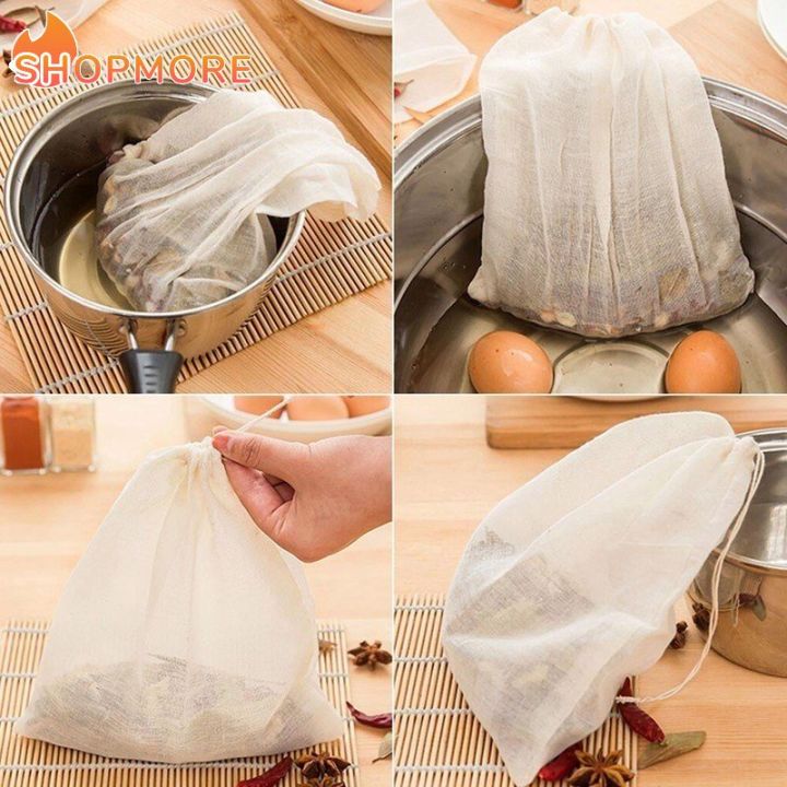 1/50Pcs%20Kitchen%20Reusable%20Drawstring%20Cotton%20Cloth%20Bag%20/%20Locking%20Spice%20Strainer%20Chinese%20Medicine%20Herbal%20Cooking%20Tools%20Soup%20Tea%20Mesh%20Filter%20Bags%20-%20Image%202