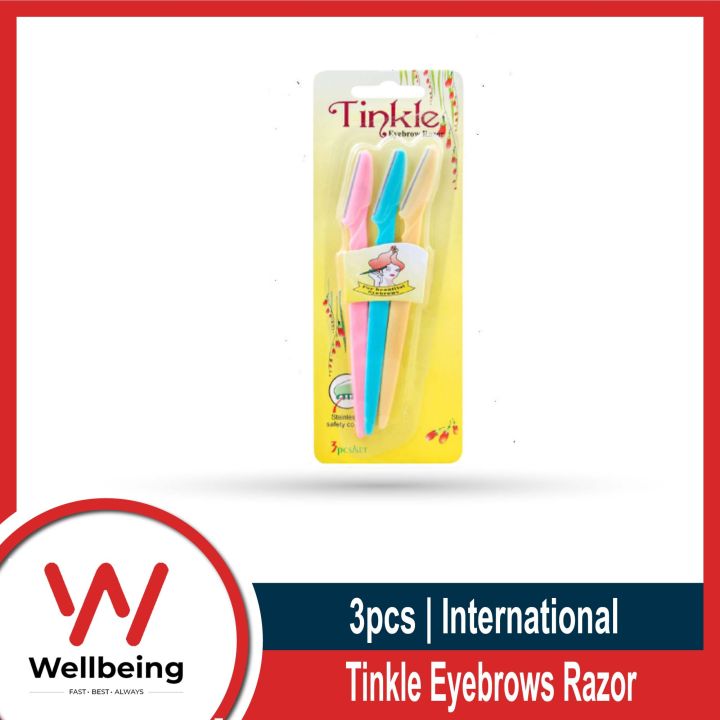 Twinkle Ravors Tinkle Eyebrow Razors for Women 3pcs Set | Daraz.com.bd
