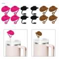 【Prime deal】 4x Straw Covers Cap Creative Straw Dust Plug for Hiking.