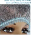 100 Pcs Pack Disposable Surgical Head Caps, Made in China. 