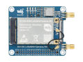 Waveshare SX130x 868M/915M LoRaWAN Gateway Module/HAT For Raspberry Pi, Standard Mini-PCIe Socket, Long Range Transmission SPI（HAT Included）. 