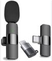 K9 Wireless Lavalier Type-C Single Microphone Upgraded Plug-Play Auto-Syncs Mic For Vlogs Interview Youtubers (NO APP or Bluetooth Needed).