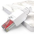 RJ45 Plug Tool-less Connector No Crimp Connectors CCTV Ethernet Cable Tool-less Crystal Head Plug CAT6A RJ45 Connector. 