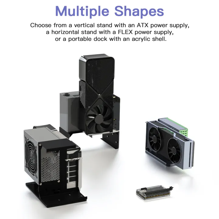 HAMGEEK%20Official%20MateDock%20External%20Graphics%20Card%20Dock%20External%20GPU%20Dock%20with%20USB4%20Data%20Cable%20for%20Thunderbolt%204%20and%203%20FLEX/ATX%20-%20Image%204