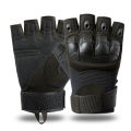 Motorcycle Military Grade Half Finger Army Green/Black - Hand Gloves For Bike. 