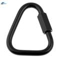 Triangle Stainless Steel Carabiner Outdoor Camping Keychain Quick Link 6mm 6mm. 