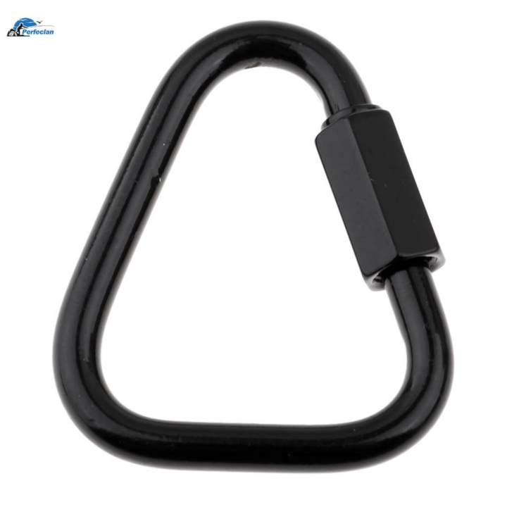 Triangle%20Stainless%20Steel%20Carabiner%20Outdoor%20Camping%20Keychain%20Quick%20Link%206mm%206mm%20-%20Image%205