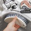 【Best-Selling】 Kitchen Cleaning Brush Bendable Bathtub Sink Tile Brush Multipurpose Home Kitchen Bathroom Cleaner Tools. 