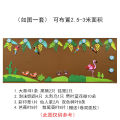Kindergarten Nordic ins Decoration Environment Creating Materials Classroom Theme Wall Class Blackboard Newspaper Decoration Mori Style Wall Stickers.