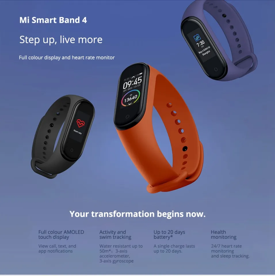 Xiaomi Mi Band Smart Bracelet Inch AMOLED Color Screen