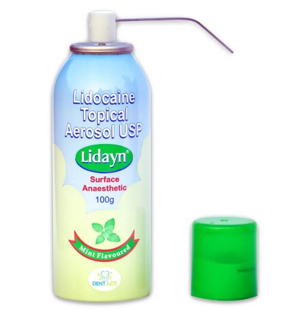 Lidayn Topical Aerosol Spray - Mint Flavor