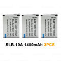 SLB-10A 1400mAh Battery for Samsung NV9 ES55 SL202 SL420 L100 L110 PL50/60 L310W WB550 WB500 M100 HZ10W Camera SLB10A Batteries. 