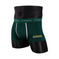 2023New Cotton Men's Underwear Comfortable Breathable Mid Waist Trendy Pants Personality Solid Color Boxer One Piece Dropshipping. 