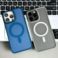 For Apple iPhone 16 Pro Max MagSafe Protective Back Cover - Grey. 