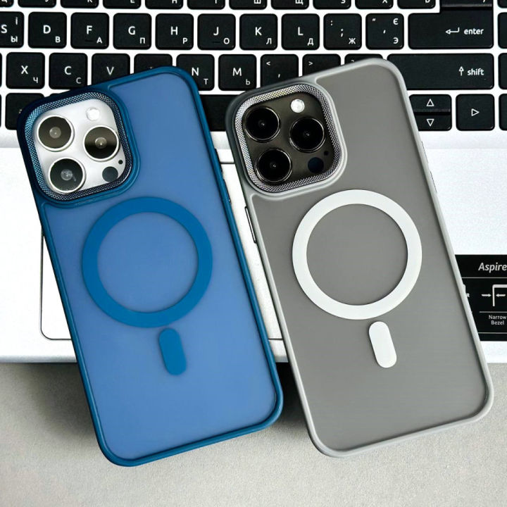 For%20Apple%20iPhone%2016%20Pro%20Max%20MagSafe%20Protective%20Back%20Cover%20-%20Grey%20-%20Image%204