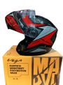 Studds Ninja D4 Black & Red Full Face Bike Helmet. 