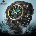BIDEN Brand Original Waterproof 50M LED Digital Sport Watch Men Fashion Quartz Casual Watch For Men Swimming Watches. 