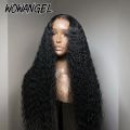 Wow Angel HD Lace Closure Wigs 6X6/5X5/4X4 Wear Go Glueless Water Wave Wig PrePlucked Natural Hairline Human Hair Curly Wig. 