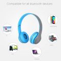 P47 Foldable Wireless Bluetooth Headphone with 3.5mm Audio Jack, Support MP3 / FM / Call. 