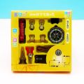 Science Experiment Project Kit for School Kids with Compass, Electric Circuit, Lights. 
