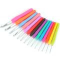 14pcs Crochet Hooks 2.0-10.0mm Soft Handle Knitting Needles Sewing Weave Accessories.