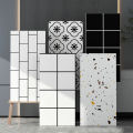 Self-adhesive Marble Imitation Tile Wall Stickers Kitchen Bathroom Background Wall Decoration Waterproof Floor Sticker Wallpaper. 