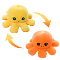 Double Sided Flip Octopus Doll Small Stuffed Animal Reversible Cute Octopus Plush Toy for Kids. 