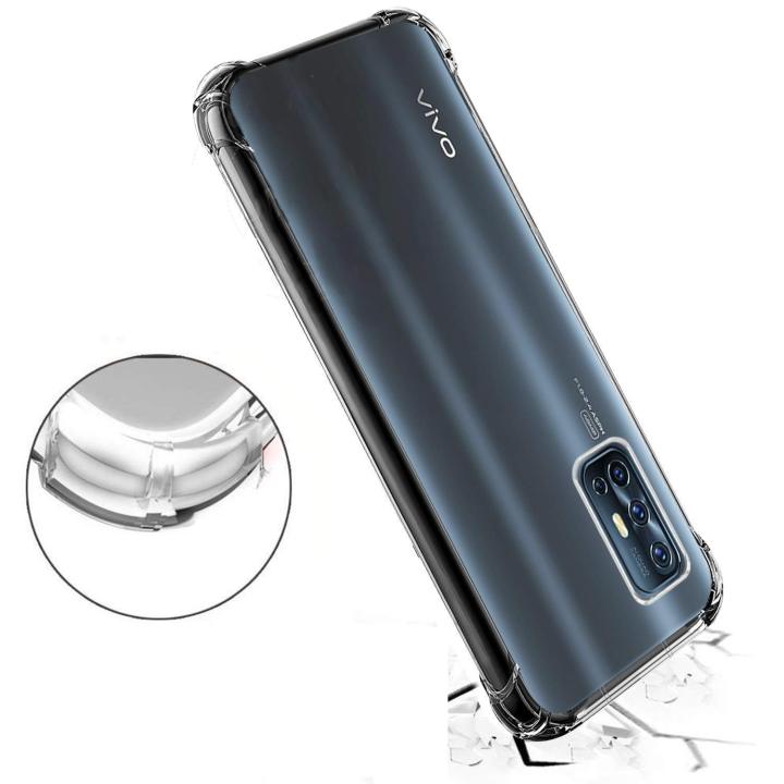 Vivo%20V19%20Soft%20TPU%20Back%20Cover%20Shockproof%20Silicone%20Bumper%20-%20Transparent%20-%20Image%204