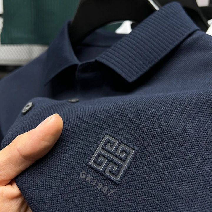 2024%20New%20100%25%20Cotton%20Embroidery%20Polo%20Shirts%20Summer%20Handsome%20Men%20Clothing%20Trend%20Fashion%20Casual%20T-shirts%20Short-sleeved%20Ropa%20Hombre%20-%20Image%203