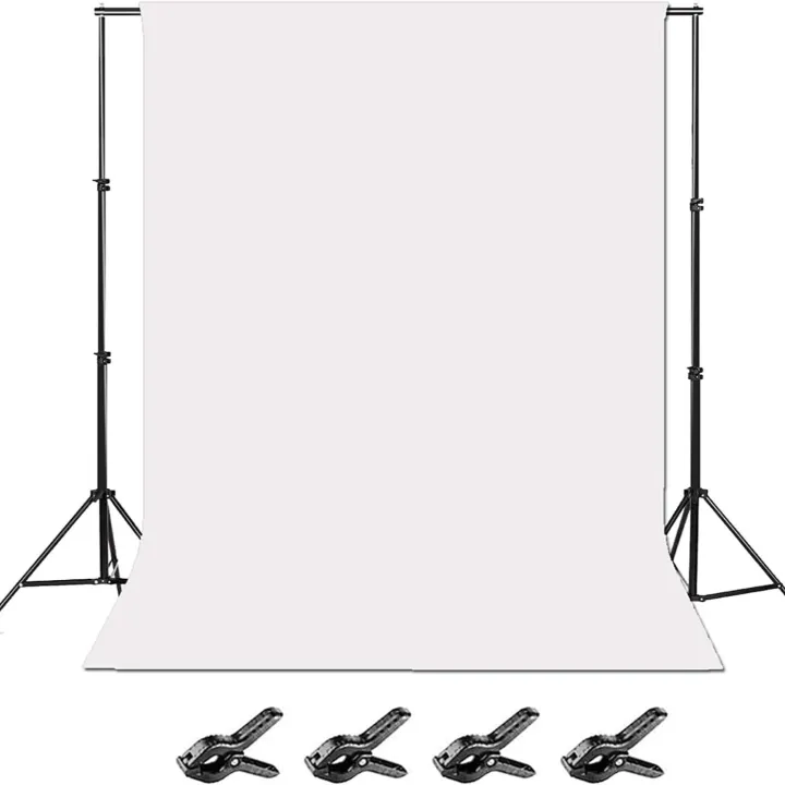Background%205x7%20feet%20Non-Woven%20Fabric%20Solid%20Color%20White%20Screen%20Photo%20Backdrop%20Studio%20Photography%20without%20Stand%20-%20Image%202
