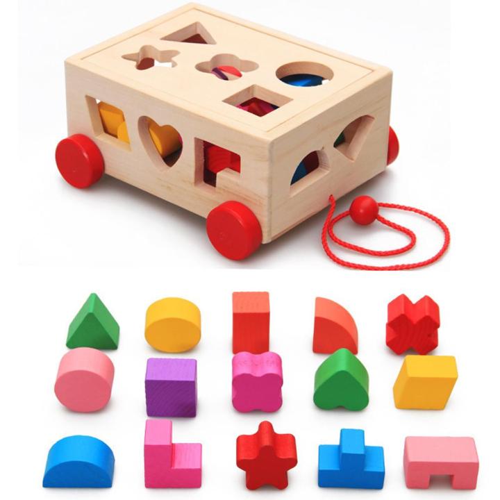 Kids%20Shape%20Sorter%20Toy%20Wooden%20Pull%20Along%20Car%20Shape%20Sorter%20Matching%20Blocks%20Box%20Kids%20Intelligence%20Educational%20Toys%20For%20Kids%20-%20Image%202