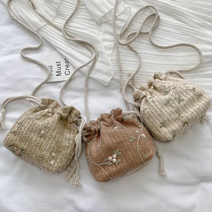 Cute%20Knitted%20Handbag%20Mini%20Purses%20Straw%20Women%20Lace%20Bucket%20Shoulder%20Bags%20Floral%20-%20Image%202