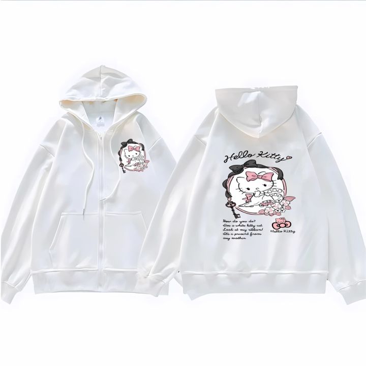 Sanrio%20Anime%20Cute%20Printed%20Hoodies%20Women%20Cartoon%20Hello%20Kitty%20Y2k%20Korean%20Students%20Loose%20Sweatshirt%20Fashion%20Sweet%20Cardigan%20Clothing%20-%20Image%206