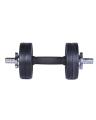 5kg Dumbbell (1.25 x 4 black rubber plate with china stick) Black.