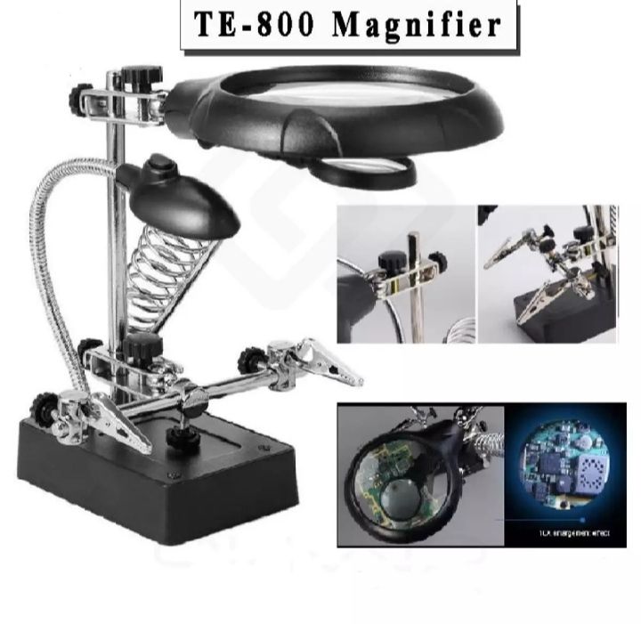 LED%20Magnifying%20Magnifier%20Glass%20with%20Light%20on%20Stand%20Clamp%20Arm%20Hands%20Free%20Black%20-%20Image%203