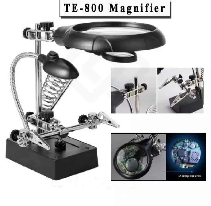 LED%20Magnifying%20Magnifier%20Glass%20with%20Light%20on%20Stand%20Clamp%20Arm%20Hands%20Free%20Black%20-%20Image%203
